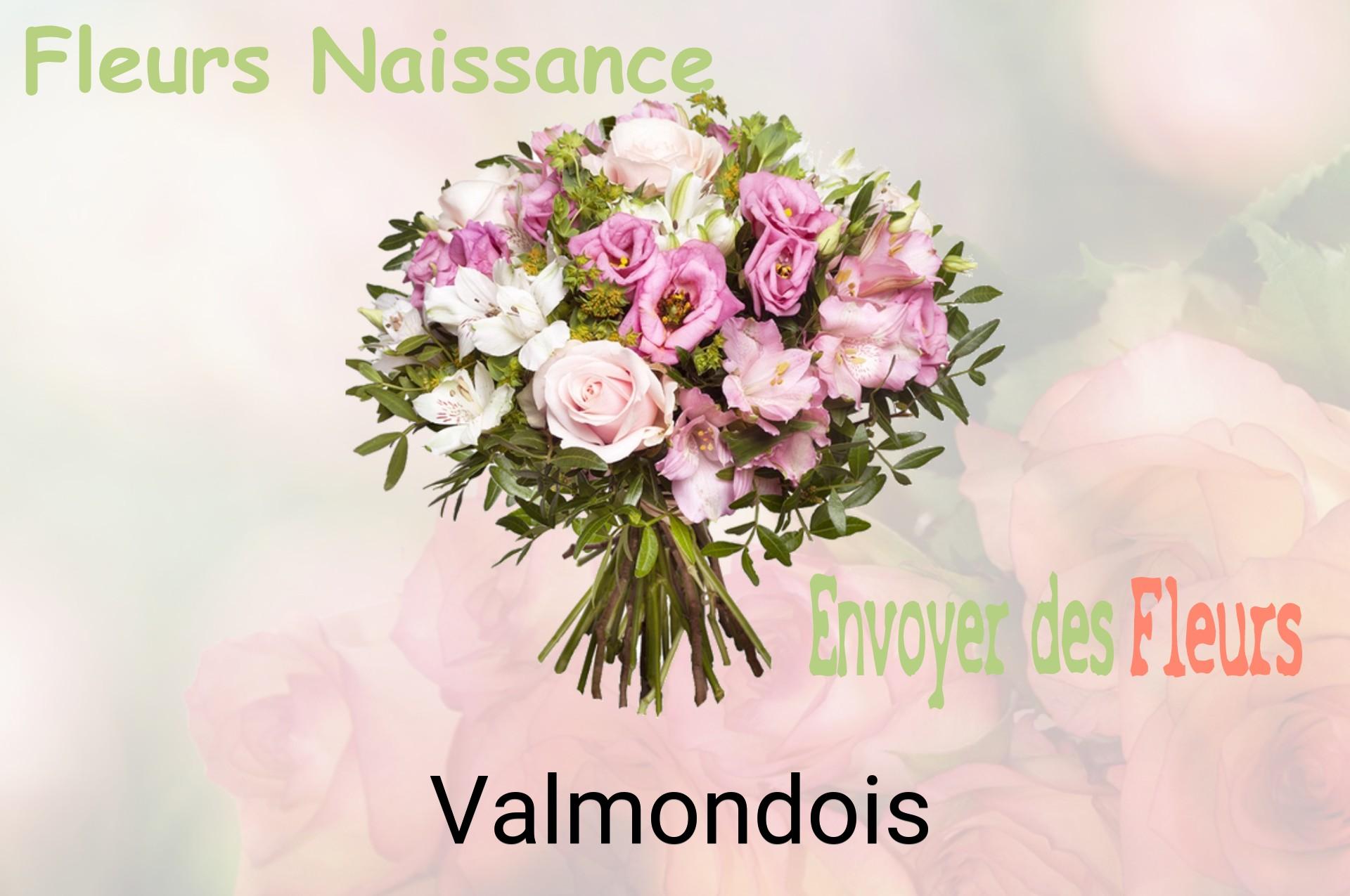 Bouquet de fleurs de naissance livré à Valmondois